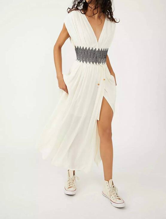 FREE PEOPLE Dresses & Skirts - NEW FREE PEOPLE devon maxi dress in tea
